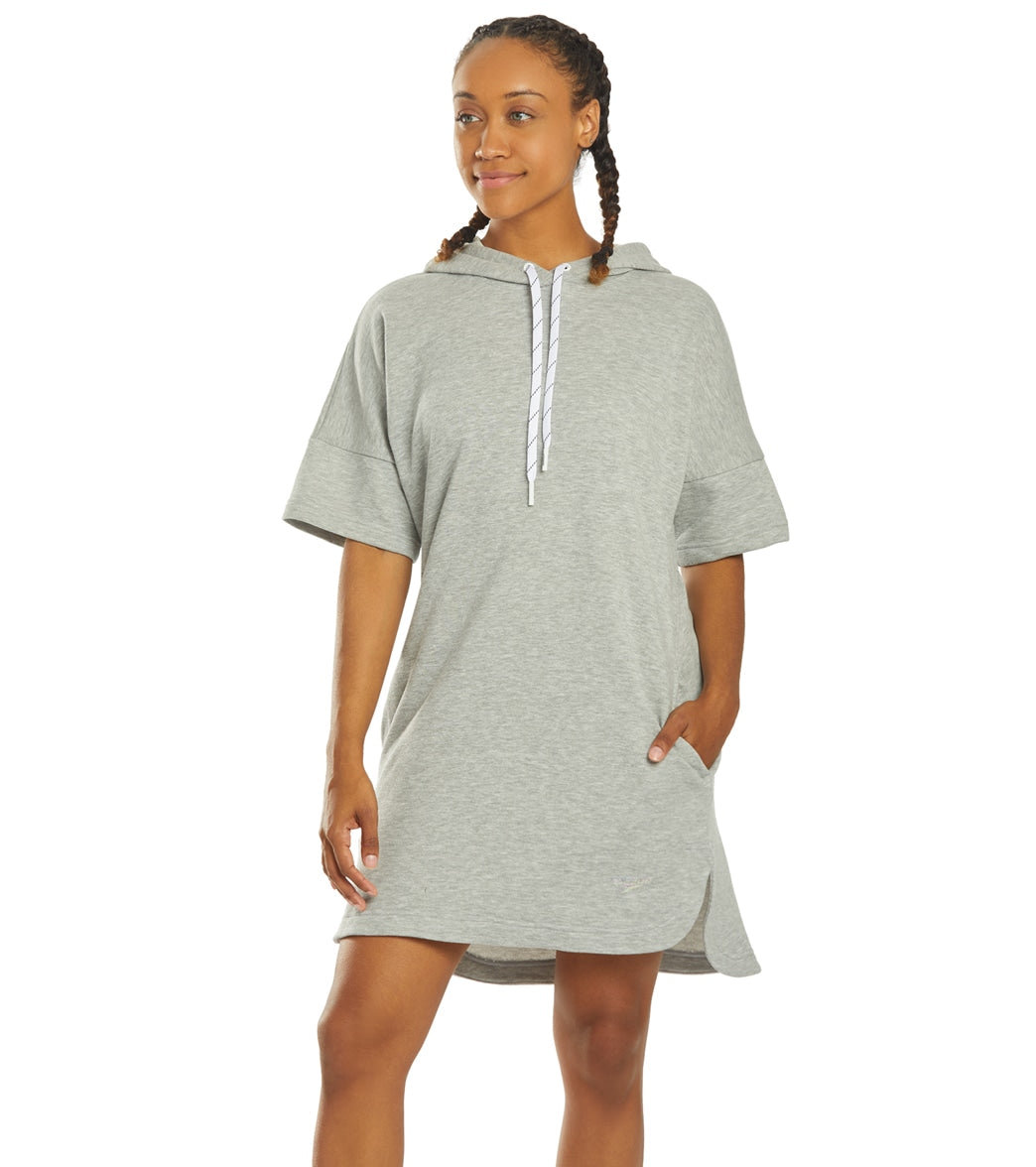 Speedo Active Cover Up Hoodie - Heather Grey X-Small Cotton/Polyester - Swimoutlet.com