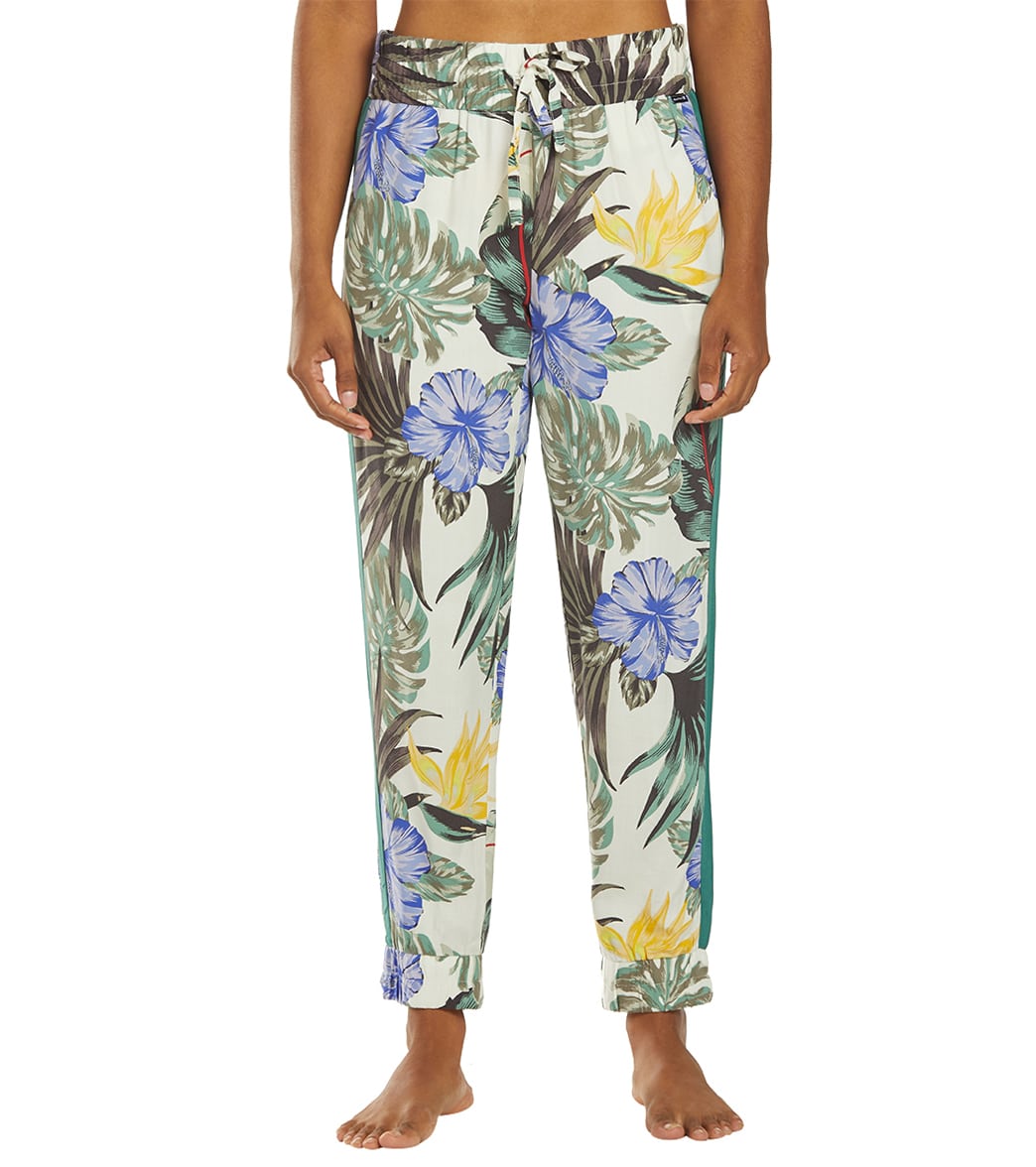 Hurley Printed Beach Jogger Pants - Sail Small - Swimoutlet.com