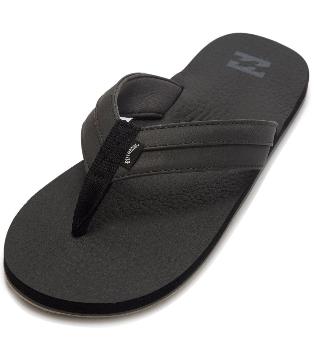 Billabong All Day Impact Cushion Flip Flop - Black 13 - Swimoutlet.com