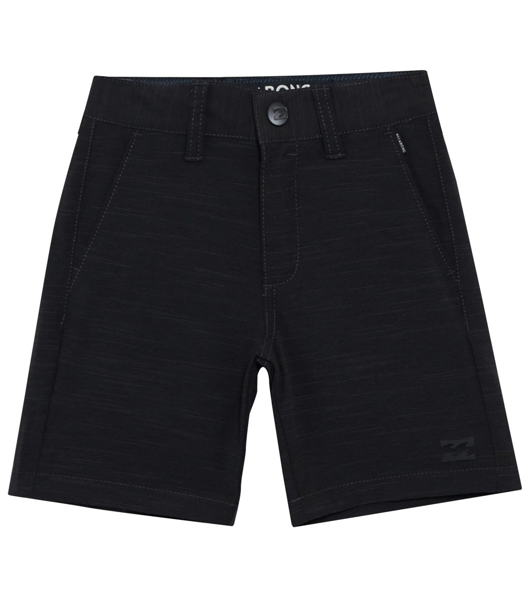 Billabong Boys' Crossfire X Slub Hybrid Boardshorts Toddler/Little/Big Kid - Black 23 Big Cotton/Polyester - Swimoutlet.com