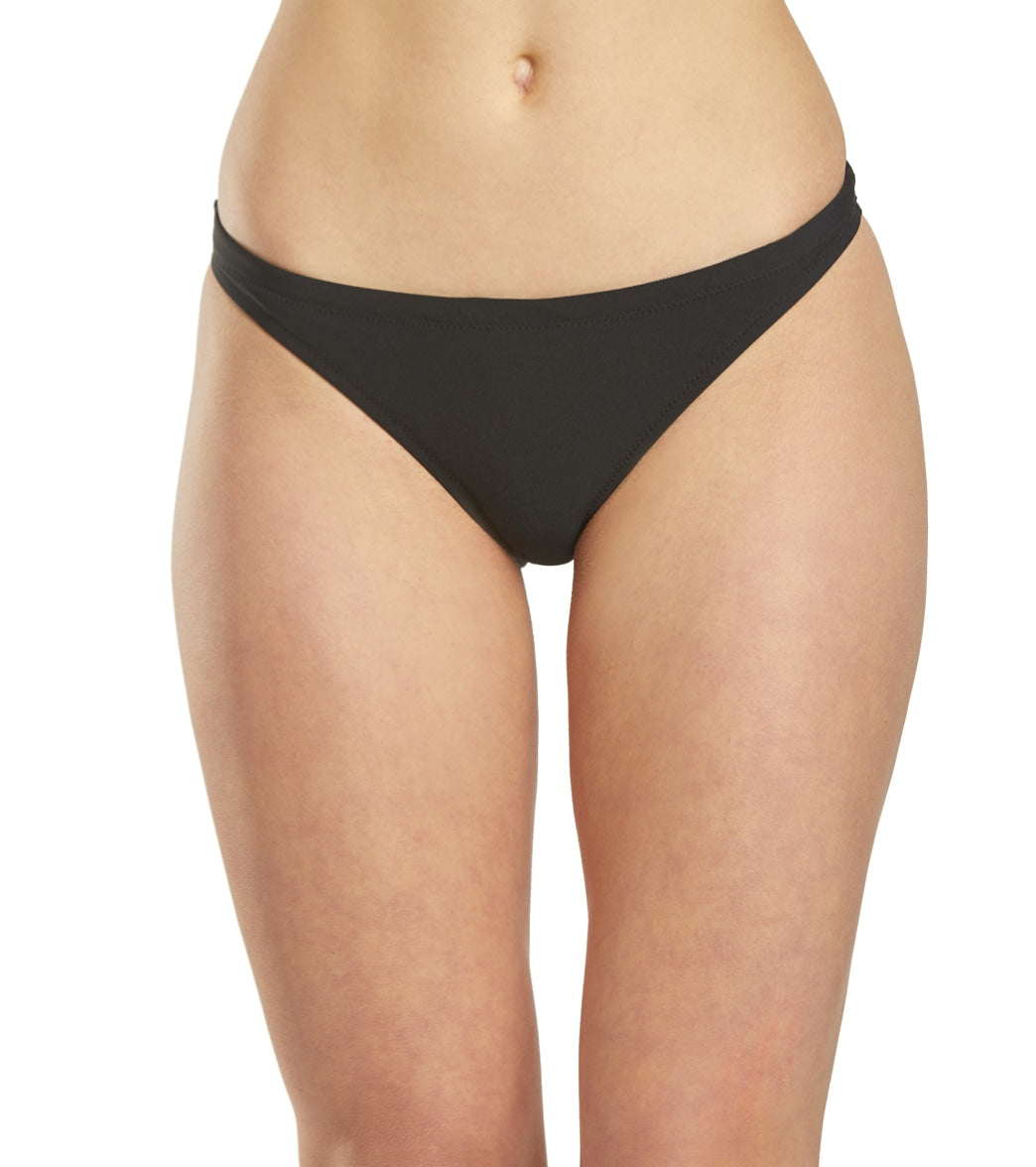 Speedo Women's Solid Classic Swimsuit Bottom - Black Xl Size Xl - Swimoutlet.com