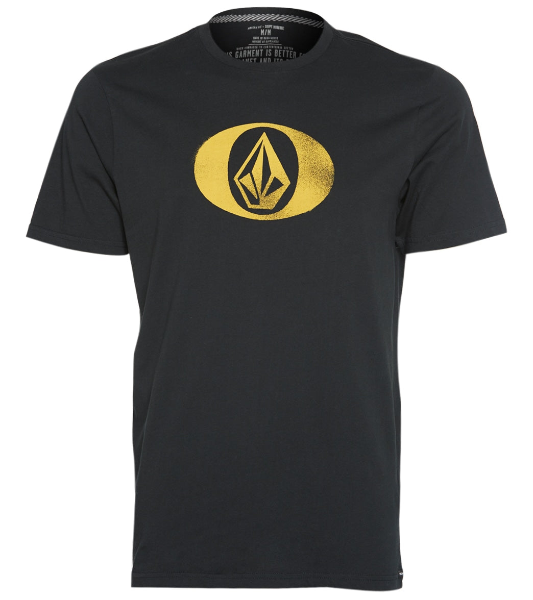 Volcom Eliptical Short Sleeve T-Shirt - Black Small Cotton - Swimoutlet.com