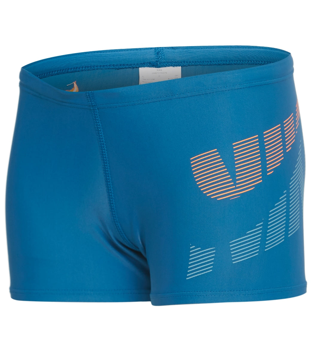 Nike Boys' Tilt Square Leg Big Kid - Industrial Blue Small 8/10 Polyester - Swimoutlet.com