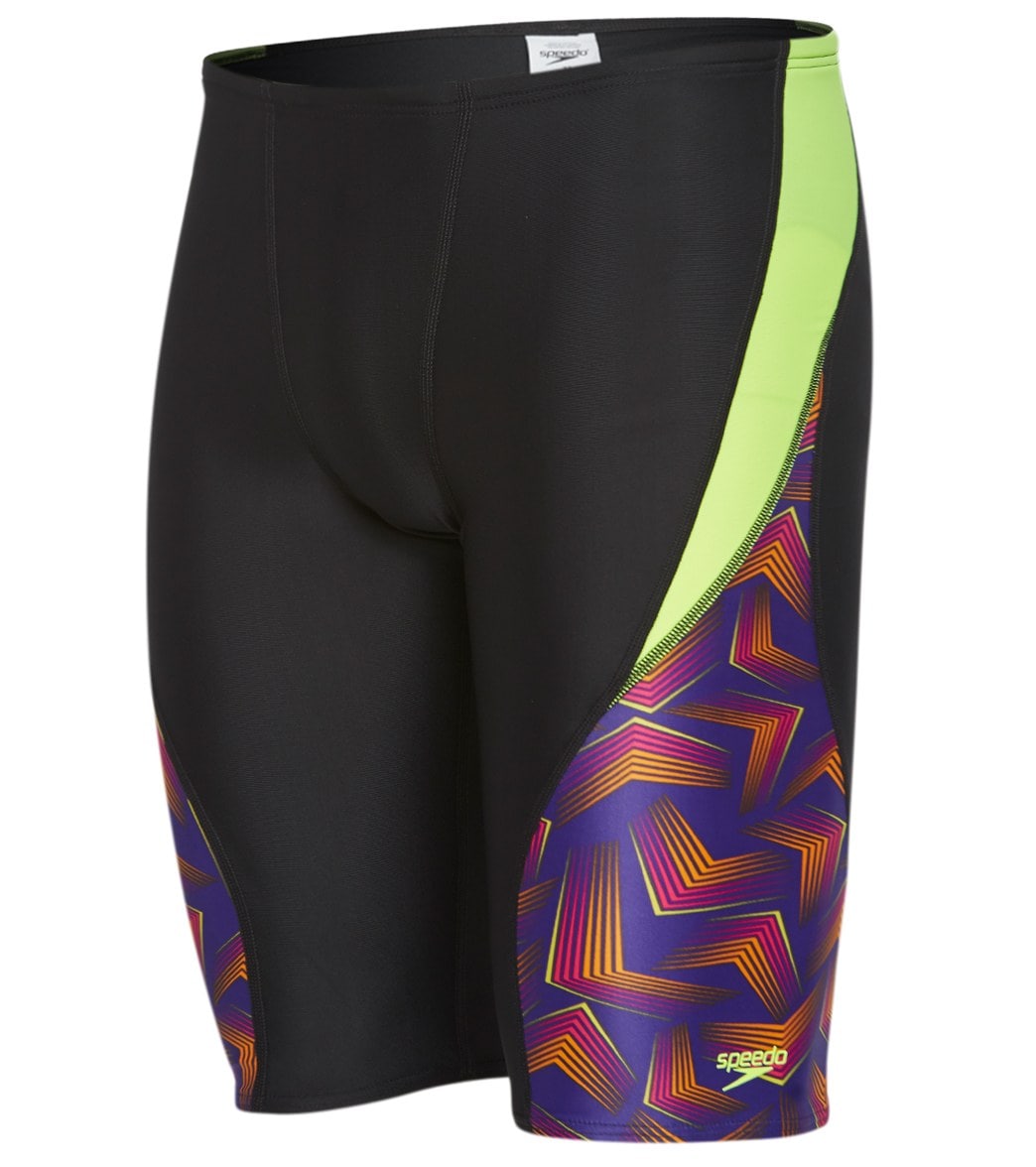 Speedo Men's Play The Angles Jammer Swimsuit at SwimOutlet.com
