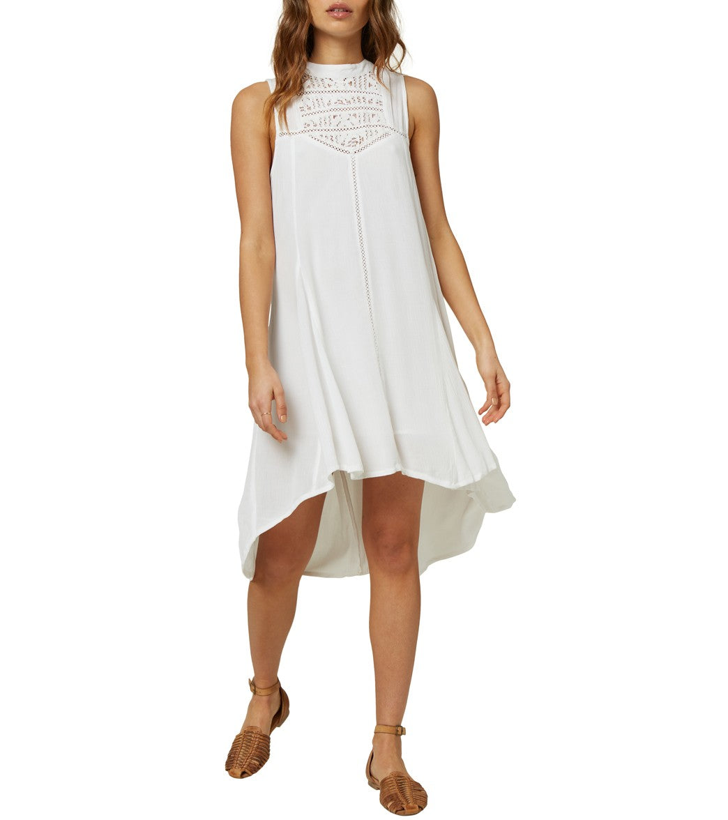 O'neill Issa Woven Dress - White X-Small - Swimoutlet.com