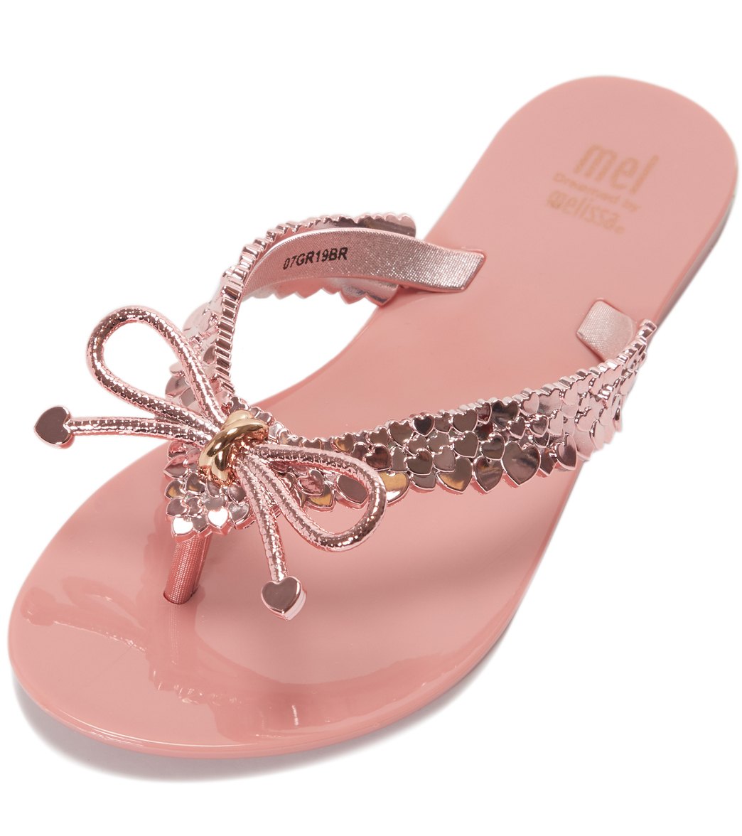 Mel By Melissa Harmonic Chrome Sandals - Rose Gold 11 - Swimoutlet.com