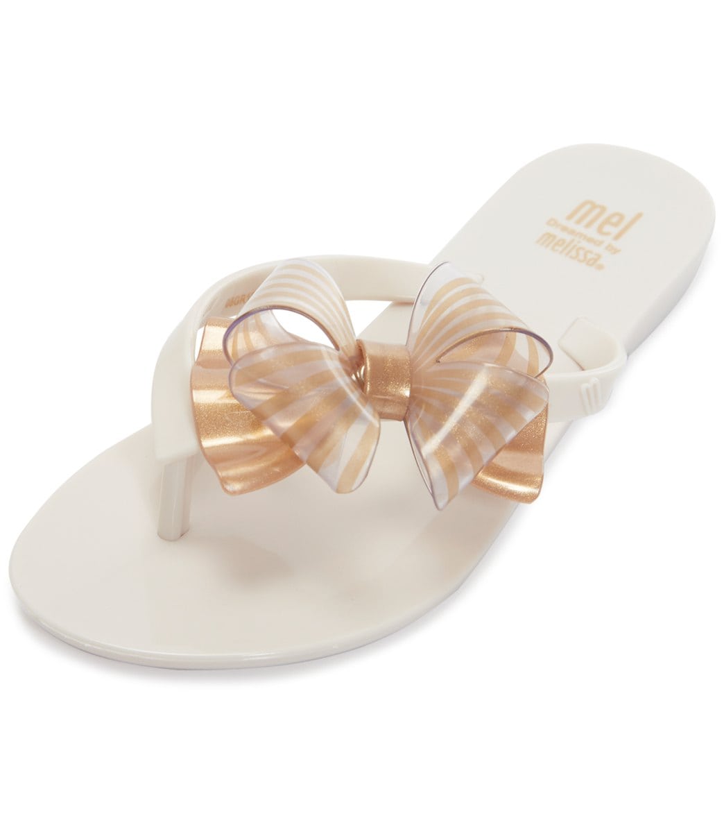 Mel By Melissa Mini Harmonic Sandals - Beige Gold 12 - Swimoutlet.com