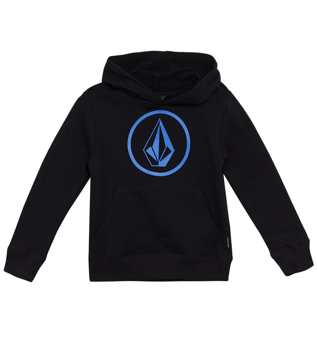Volcom Boys' Stone Pullover Hoodie /Little/Big Kid - Black 4T Cotton/Polyester - Swimoutlet.com