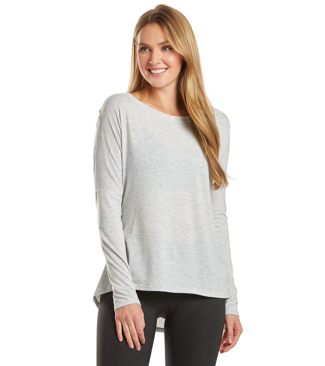 Mpg Women's Chia 2.0 Long Sleeve Top - Heather Marble Medium Size Medium - Swimoutlet.com