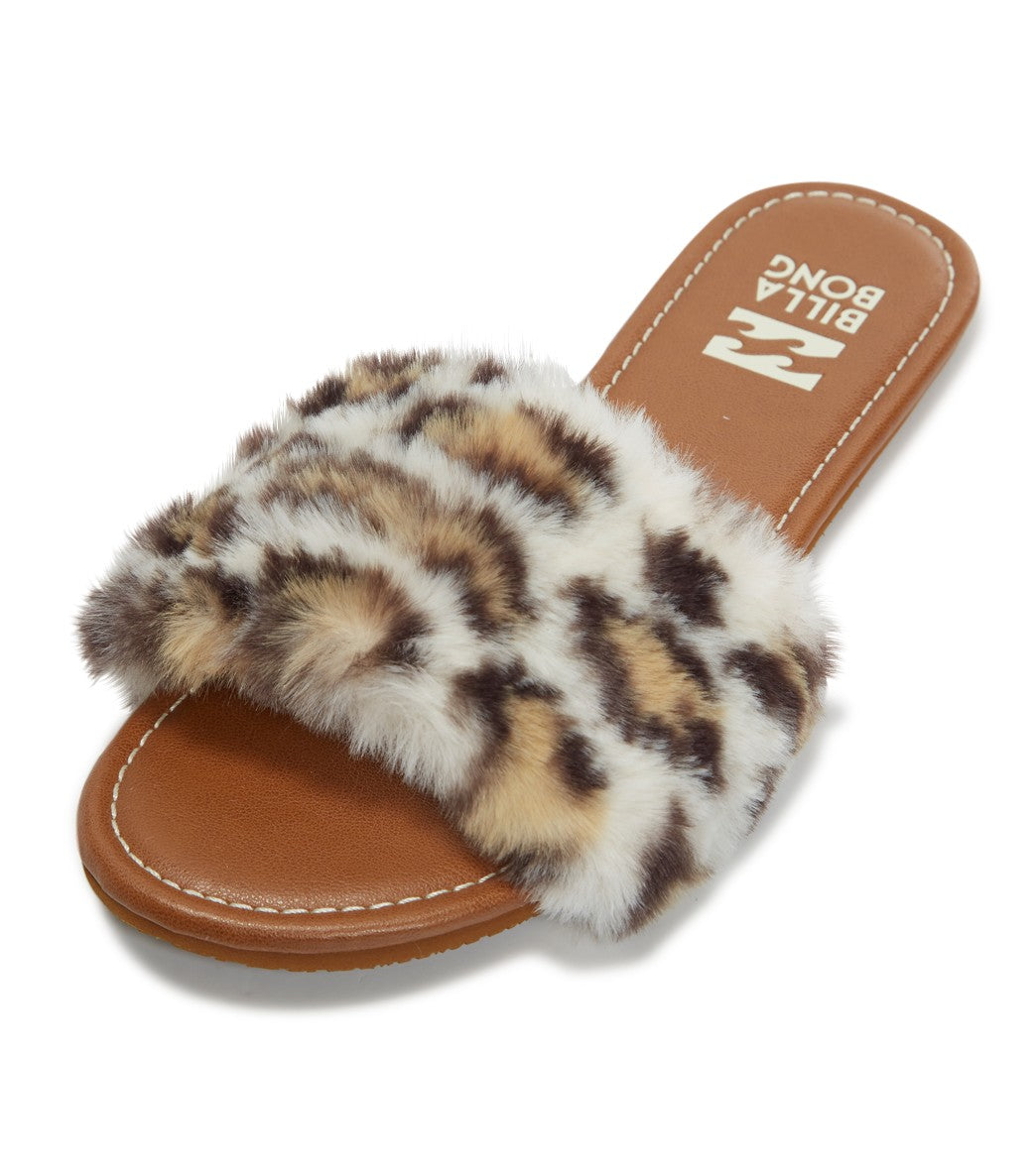 Billabong Furocious Fur Slides - Tan 9 - Swimoutlet.com