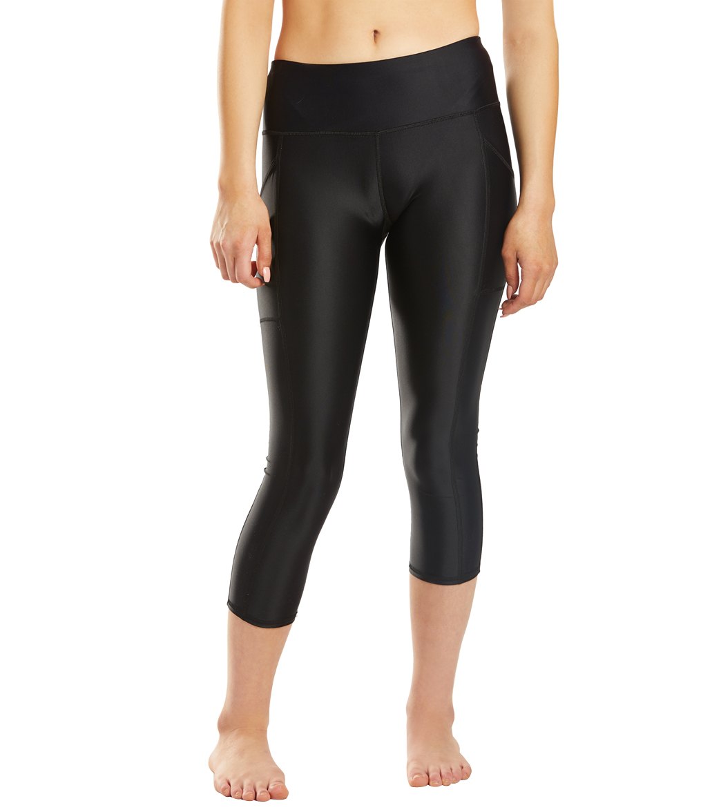 Body Glove Smoothies Vigor Hybrid Swim Tight - Black X-Small - Swimoutlet.com