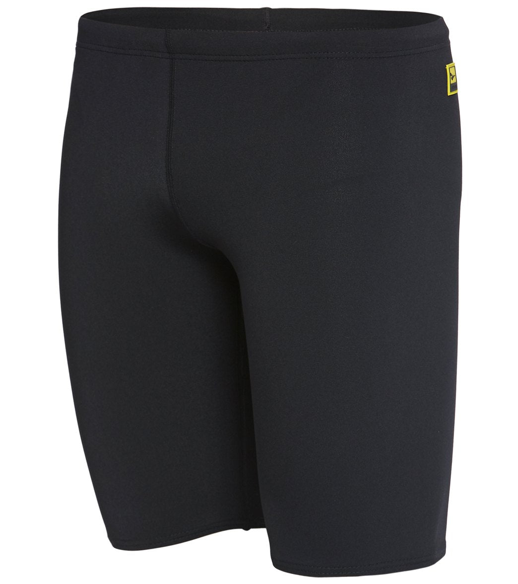 Finis Men's Solid Jammer Swimsuit - Black 28 - Swimoutlet.com