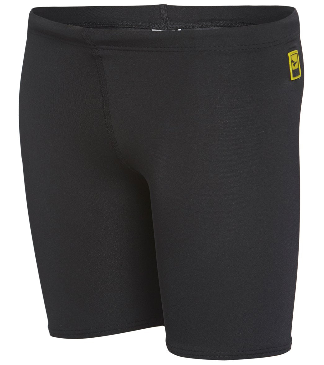 Finis Boys' Solid Jammer Swimsuit - Black 20 - Swimoutlet.com