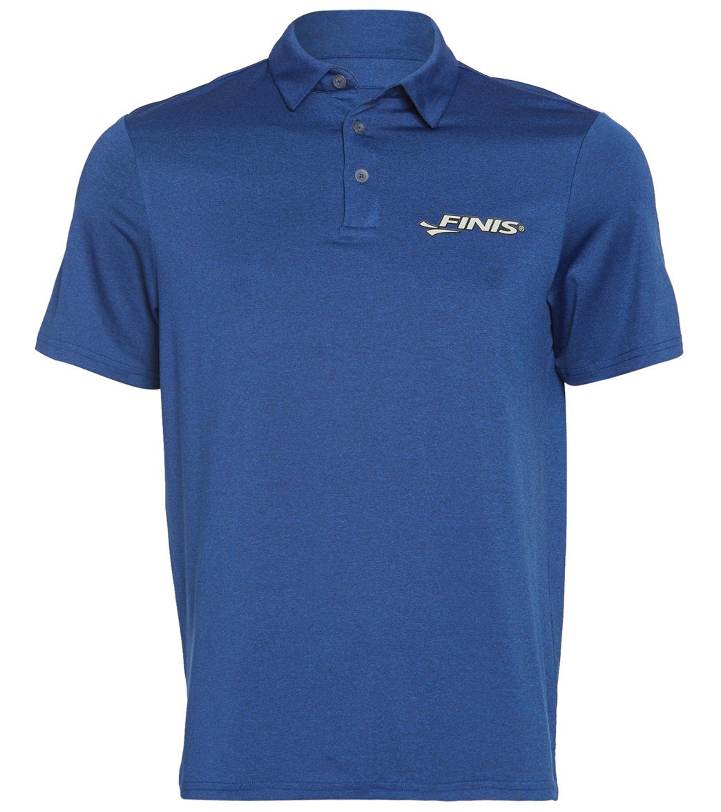 Finis Coaches Polo Shirt - Blue Large Size Large - Swimoutlet.com