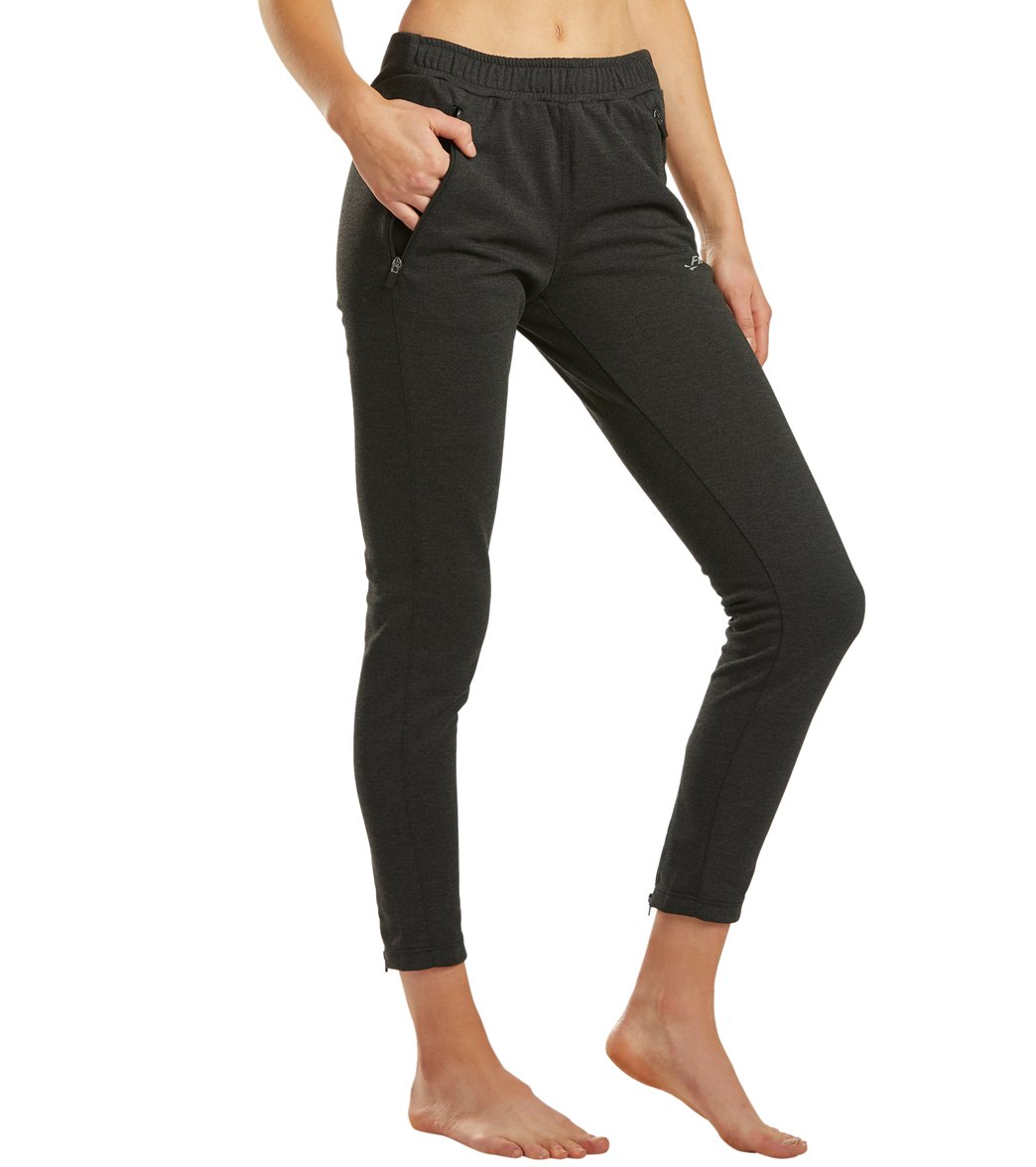 Finis Women's Tech Pants - Black Medium Size Medium Cotton/Polyester - Swimoutlet.com