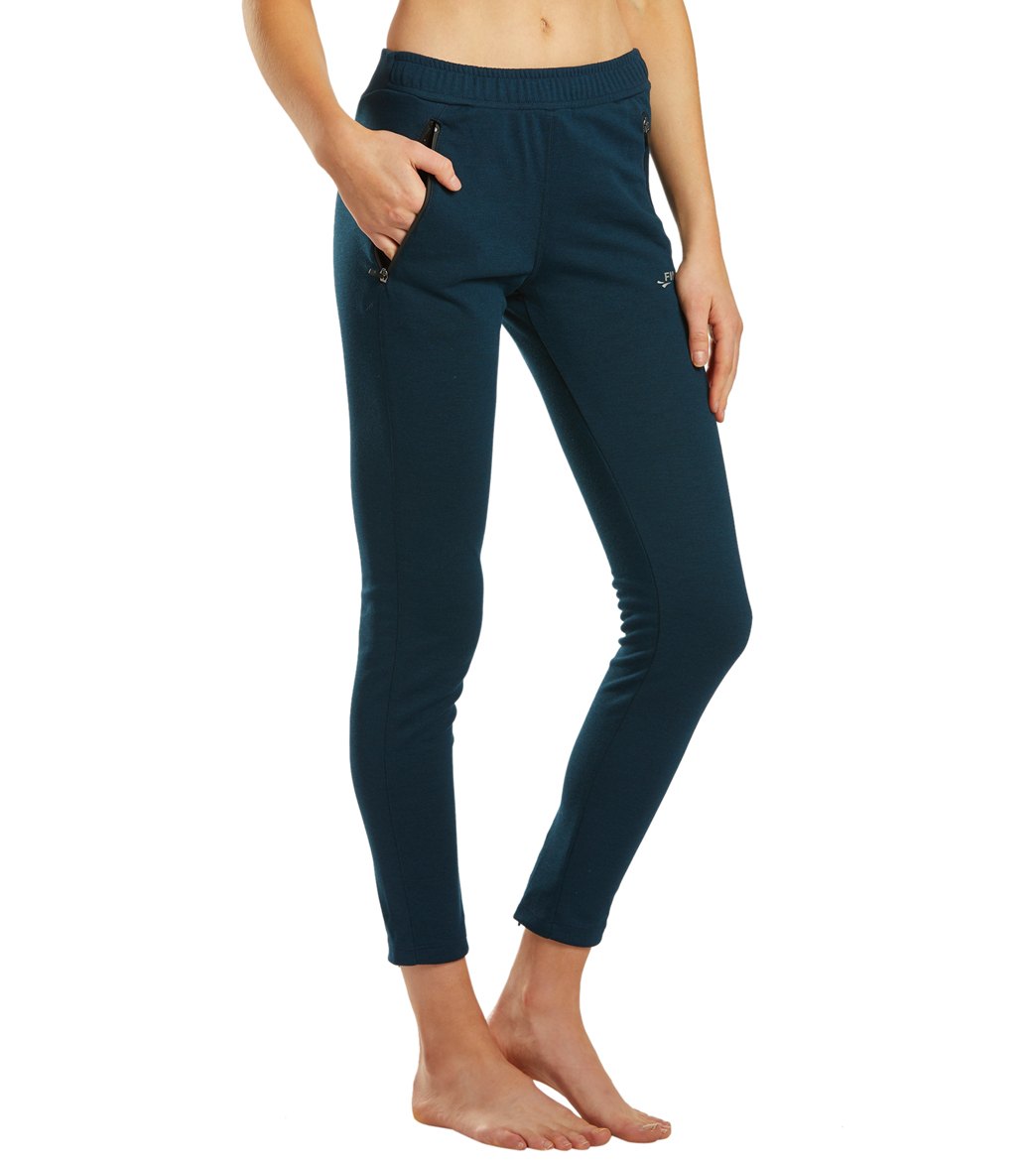 Finis Women's Tech Pants - Navy Medium Size Medium Cotton/Polyester - Swimoutlet.com