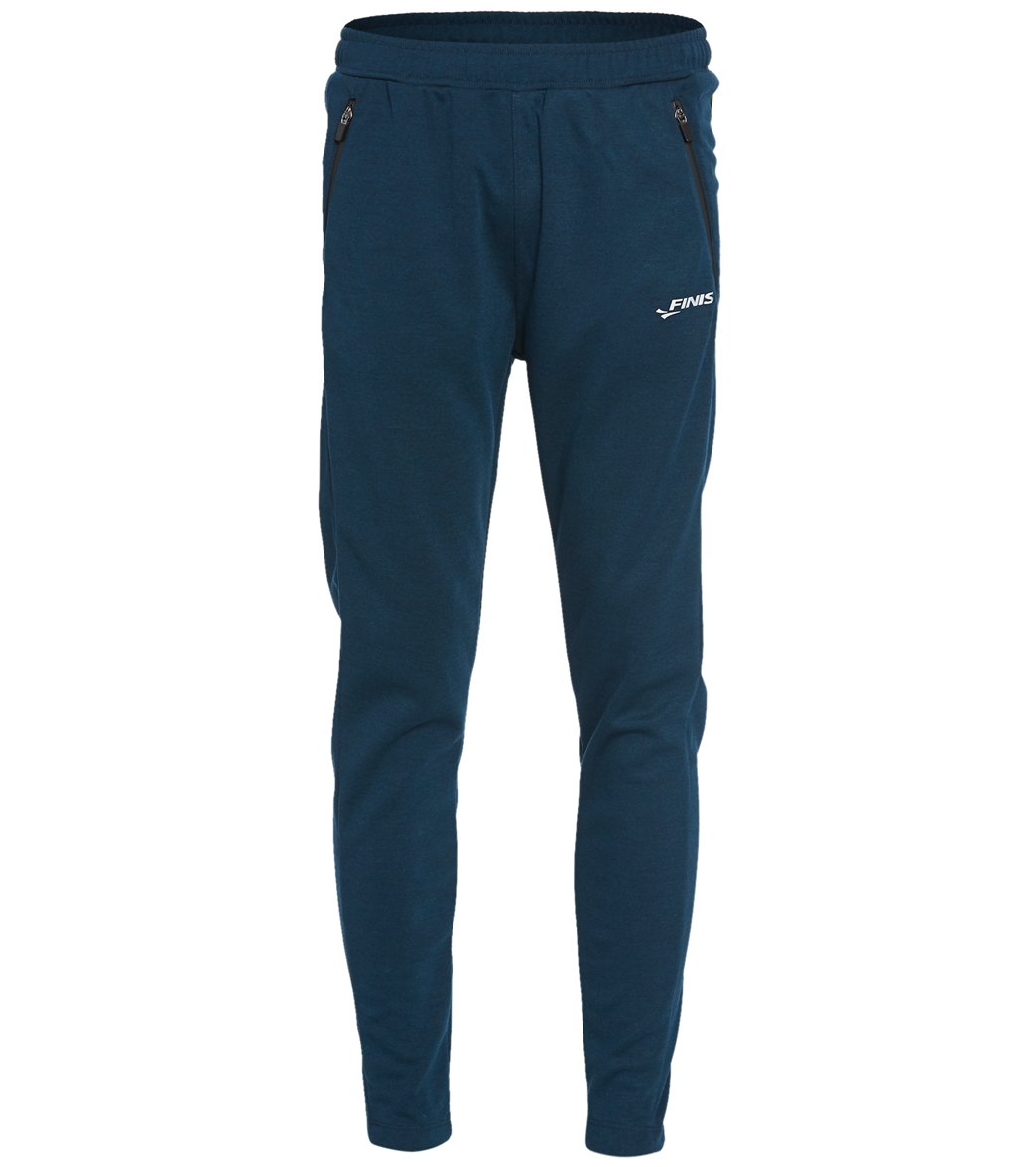 Finis Men's Tech Pants - Navy Medium Size Medium Cotton/Polyester - Swimoutlet.com