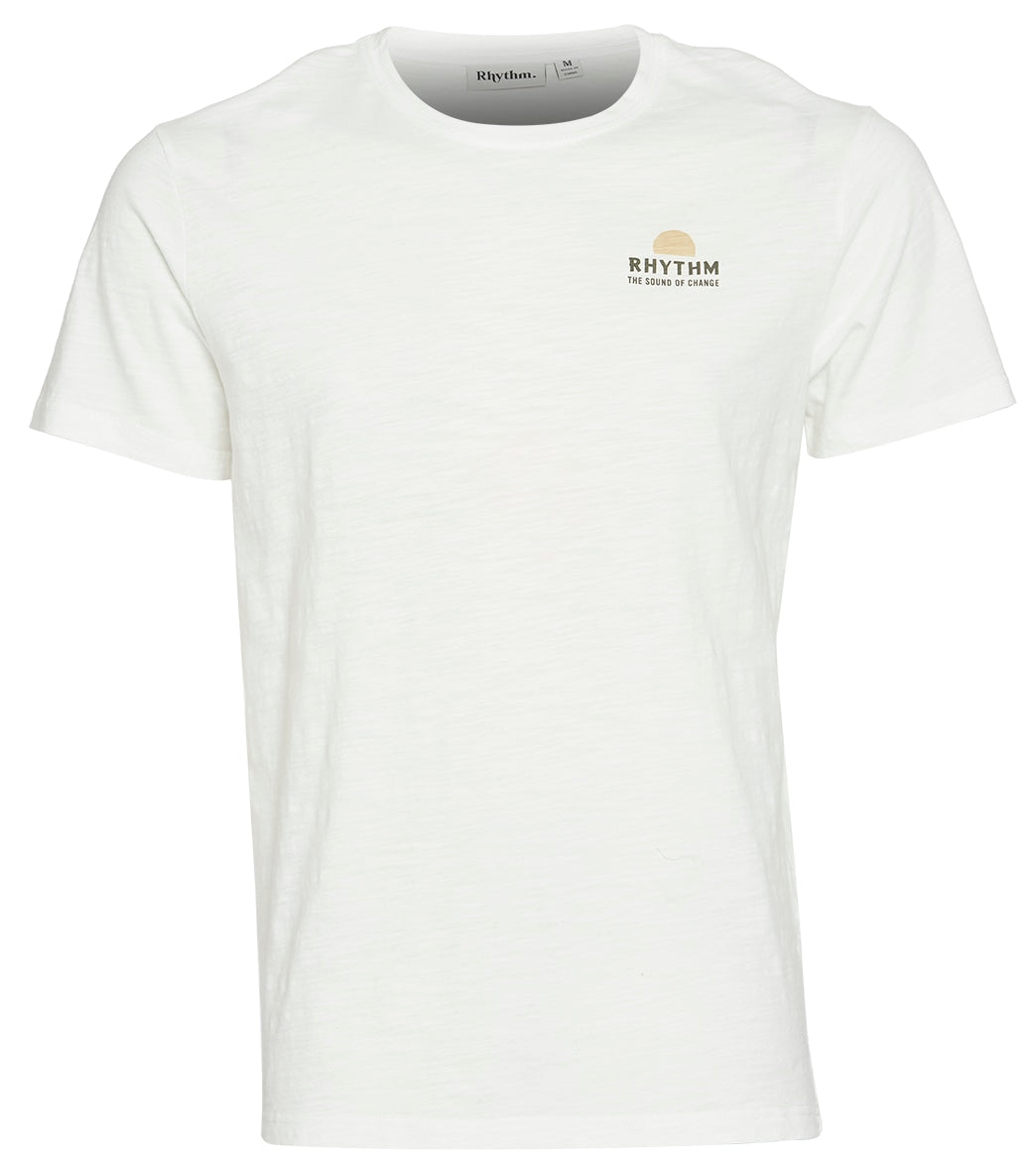 Rhythm Okinawa T-Shirt - White Small Cotton - Swimoutlet.com