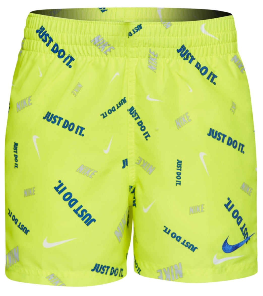 Nike Boys' Logofetti Volley Short - Lemon Venom Xl Polyester - Swimoutlet.com