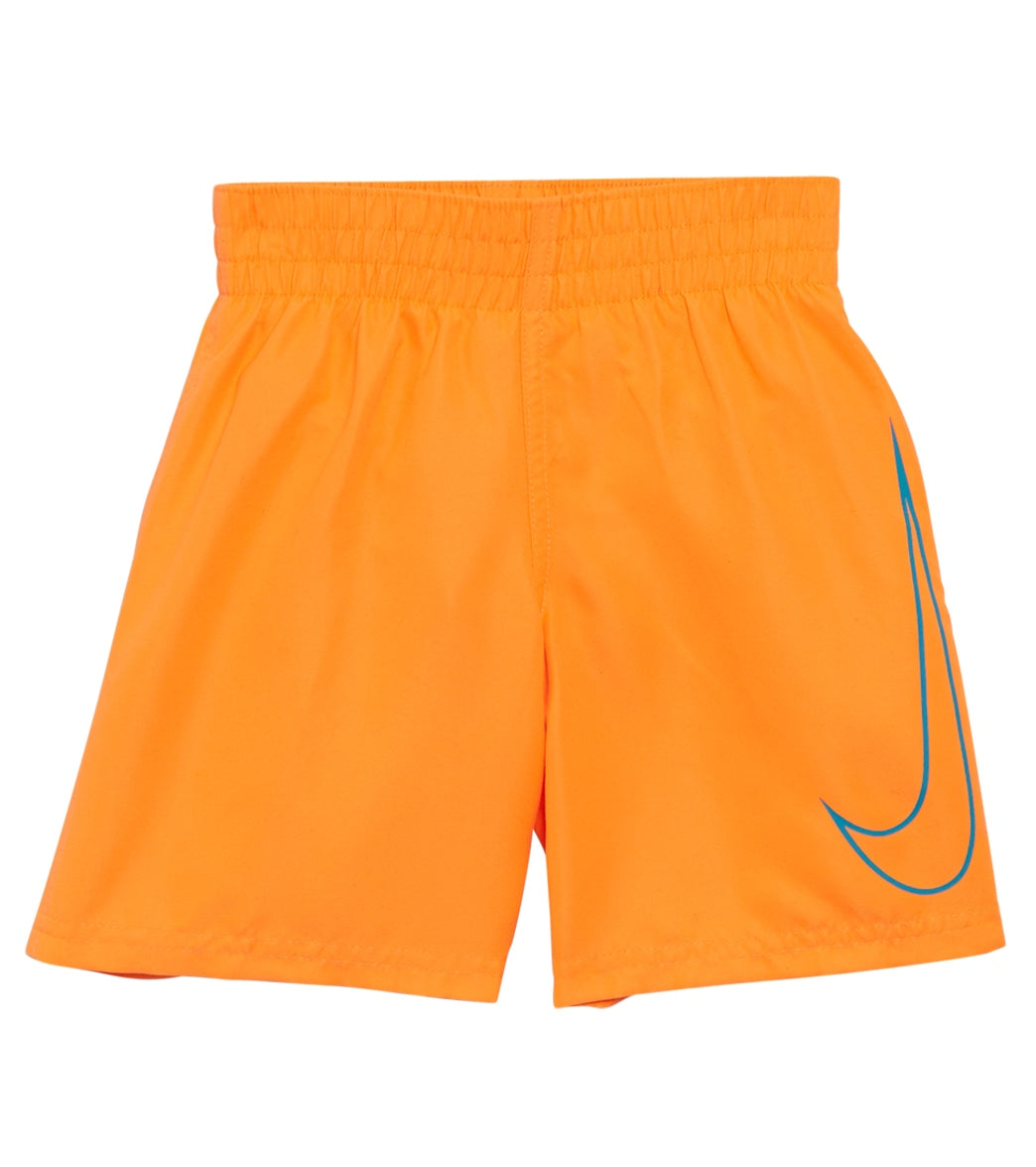 Nike Boys' Swoosh Solid 6 Volley Short - Total Orange Medium Polyester - Swimoutlet.com