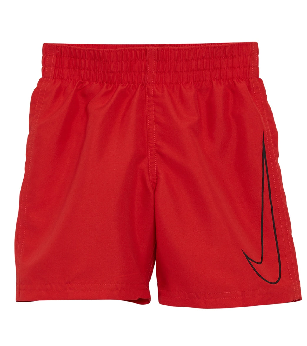 Nike Boys' Swoosh Solid 6 Volley Short - University Red Medium Polyester - Swimoutlet.com