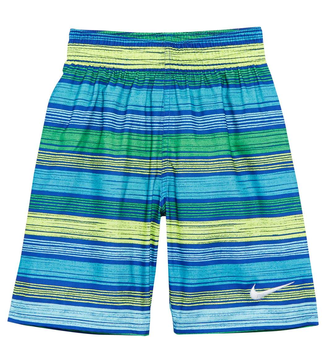 Nike Boys' 6:1 Stripe Breaker 8 Volley Short Big Kid - Game Royal Medium Polyester - Swimoutlet.com