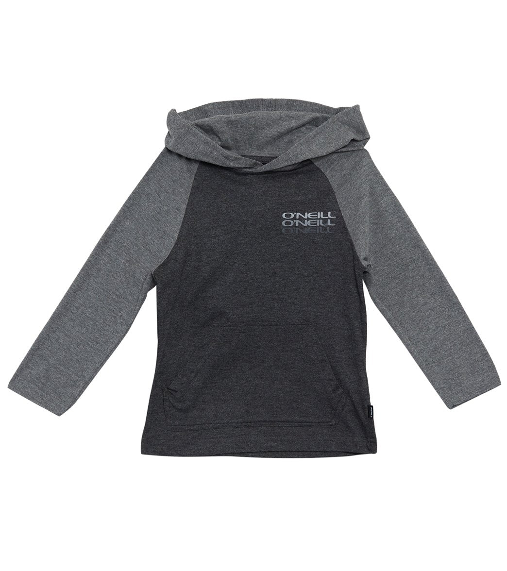 O'neill Boys' Field Pullover Hoodie Toddler//Big Kid - Black 7X Cotton/Polyester - Swimoutlet.com