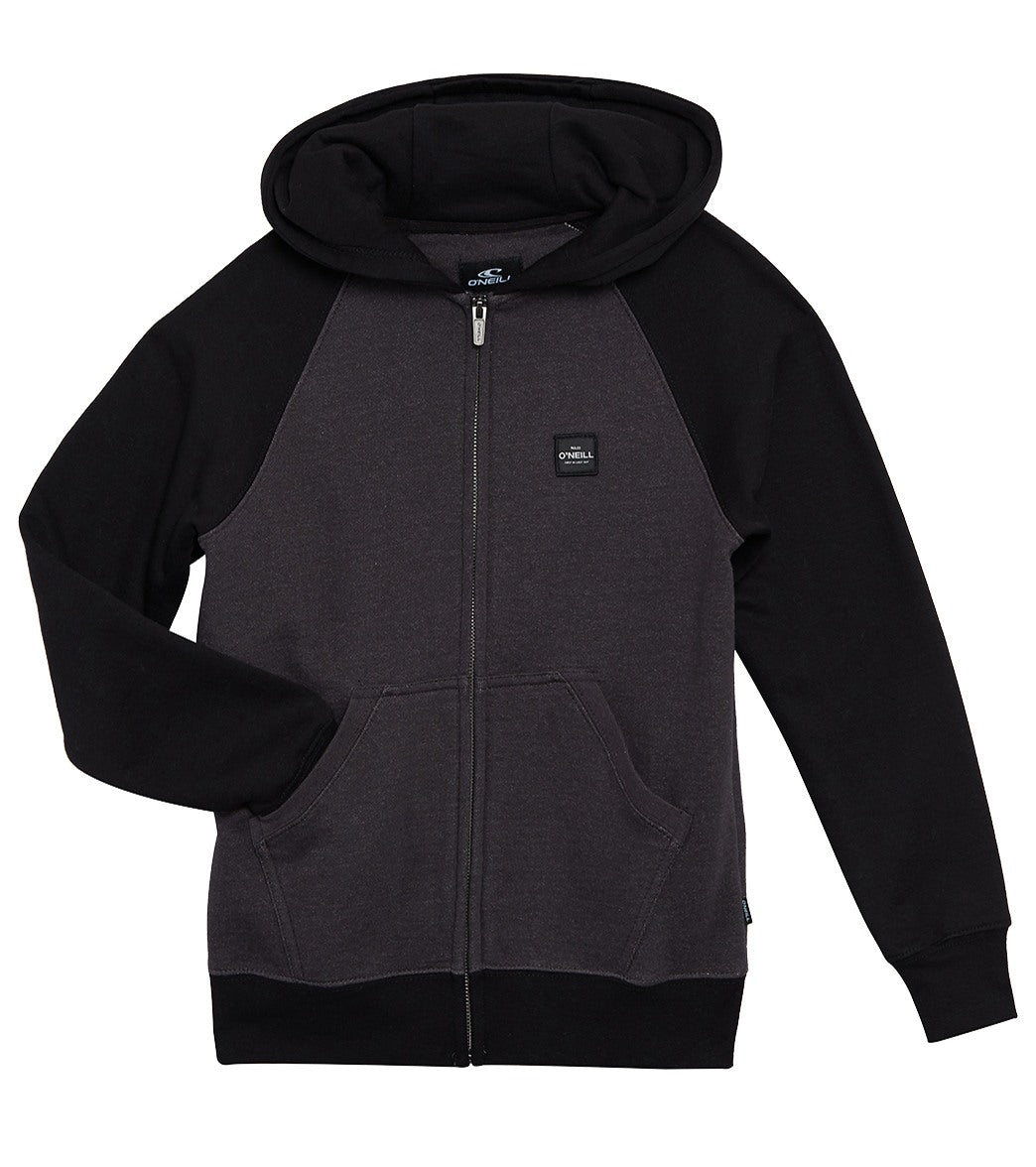 O'neill Boys' Standard Hoodie Toddler/Little/Big Kid - Heather Black Small Big Cotton/Polyester - Swimoutlet.com