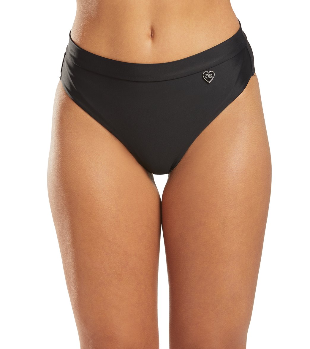 Body Glove Smoothies Marlee Bikini Bottom - Black X-Small - Swimoutlet.com
