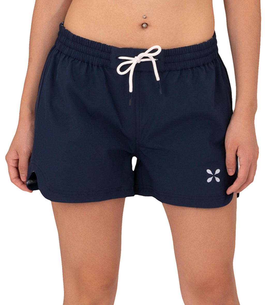 Level Six Women's Switched Reversible Short - Navy 10 - Swimoutlet.com