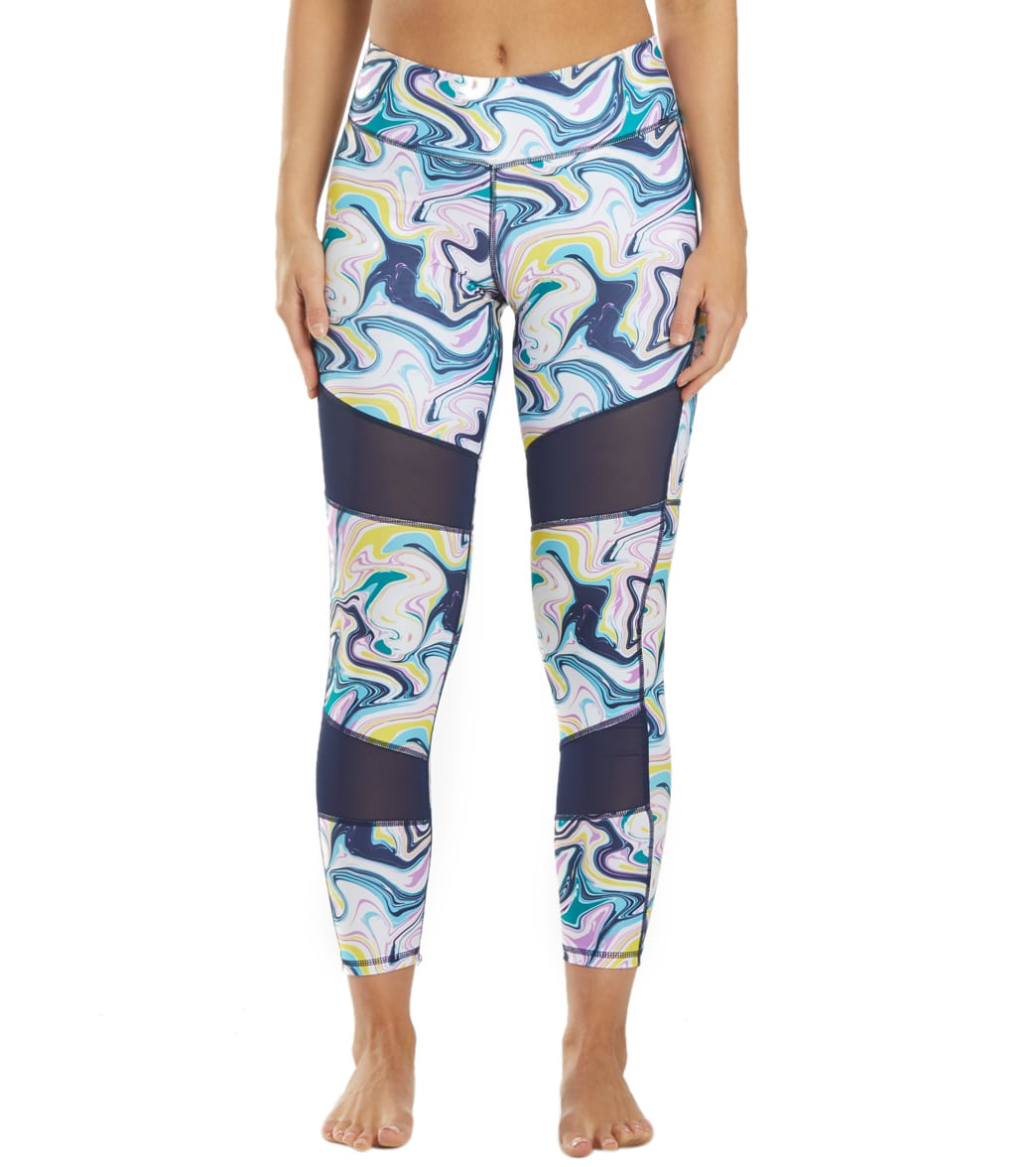 Dolfin Uglies Women's Revibe Swirl Ya Lata 7/8 Mesh Tight - Small Size Small - Swimoutlet.com