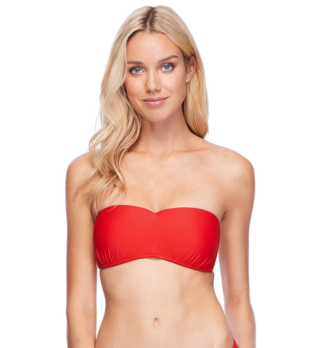 Body Glove Smoothies Crystal Bandeau Bikini Top - True Medium - Swimoutlet.com