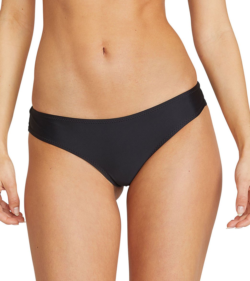 Volcom Simply Solid Cheeky Bikini Bottom - Black Xl - Swimoutlet.com