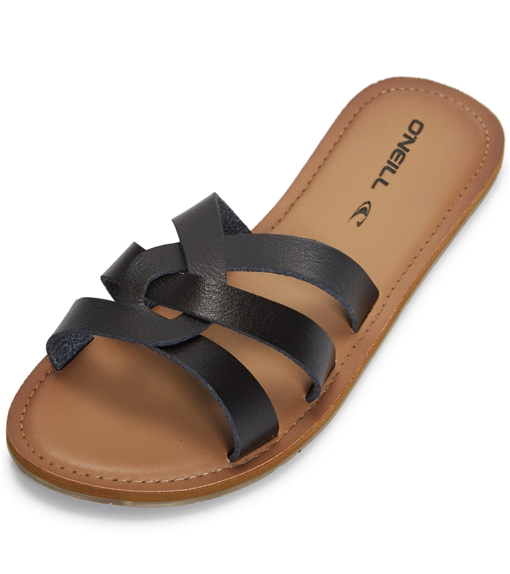 O'neill Dawson Slides Sandals - Black 6 - Swimoutlet.com
