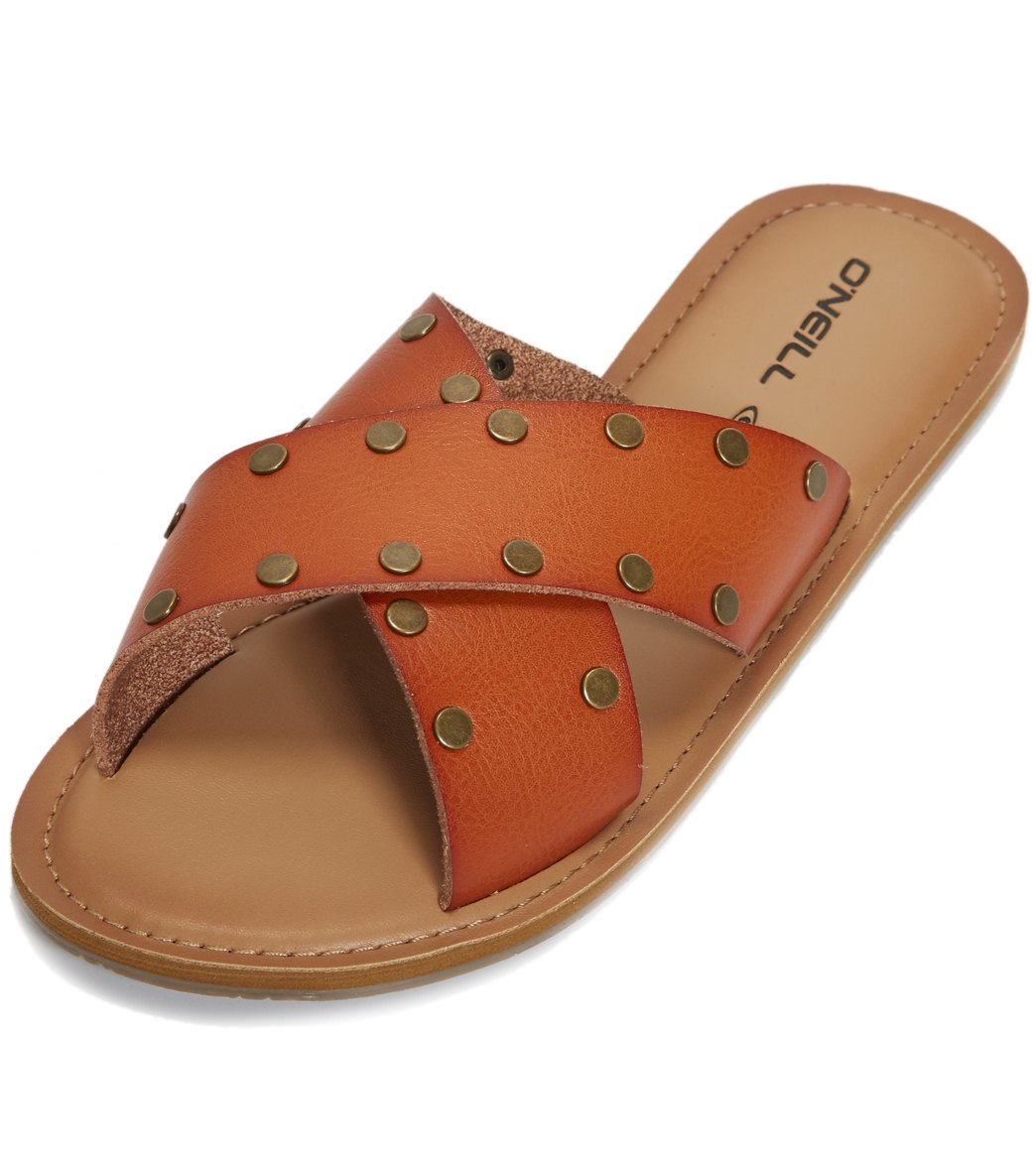 O'neill Southy Slides Sandals - Cognac 6 - Swimoutlet.com