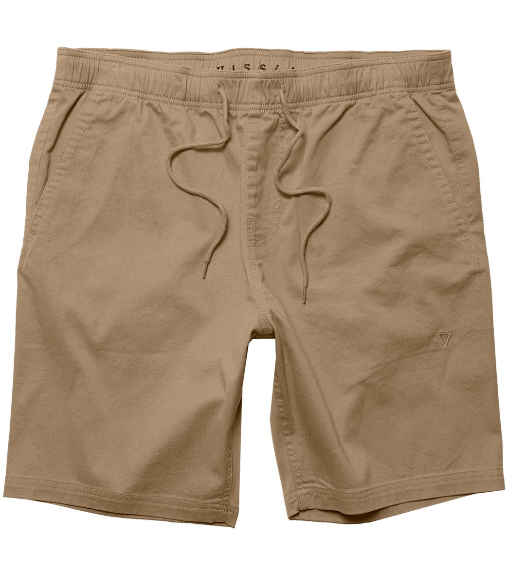 Vissla No See Ums 18.5 Elastic Walkshorts - Khaki Xl Cotton - Swimoutlet.com