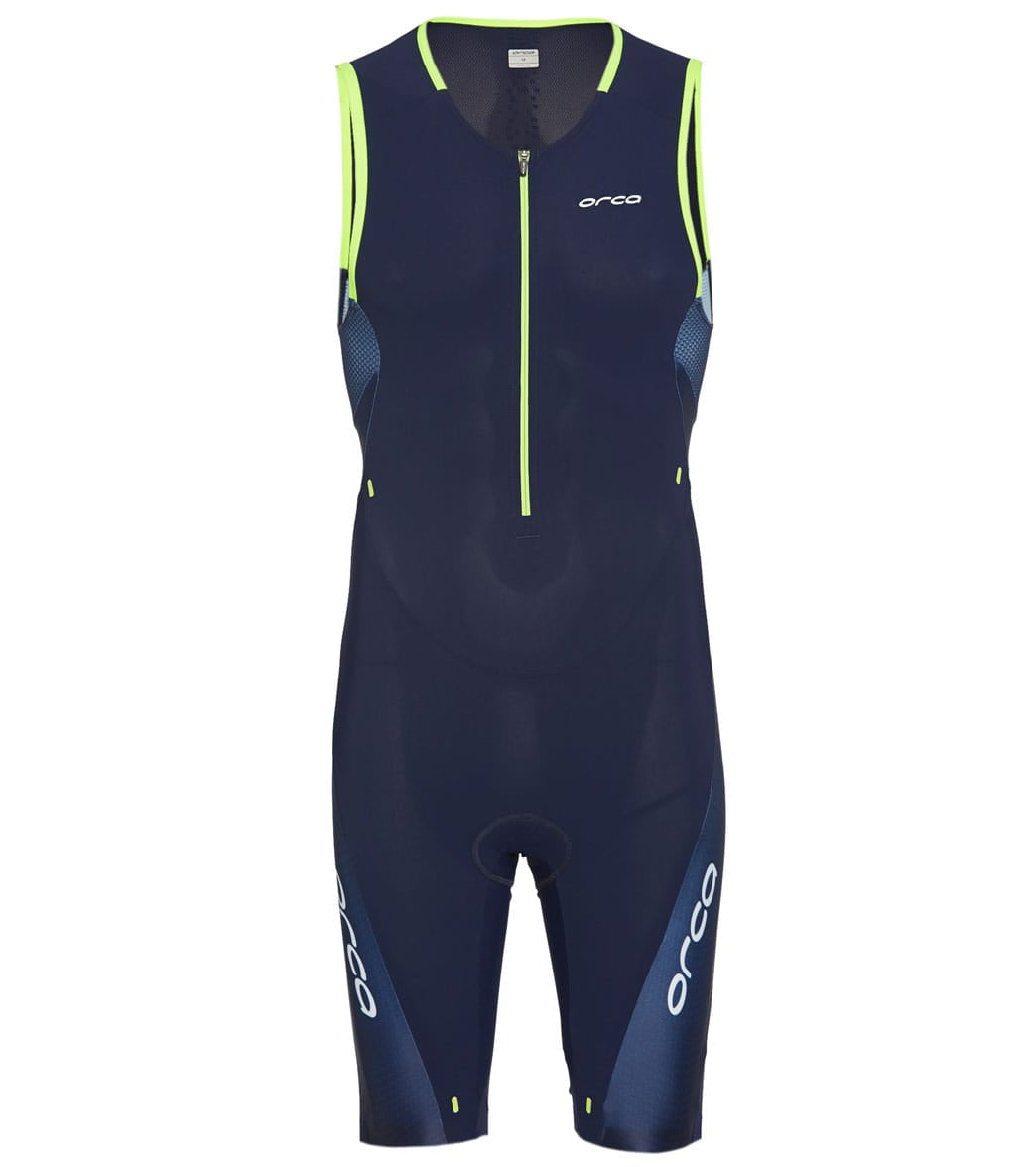 Orca Men's 226 Perform Sleeveless Race Suit - Blue Green Small Size Small - Swimoutlet.com