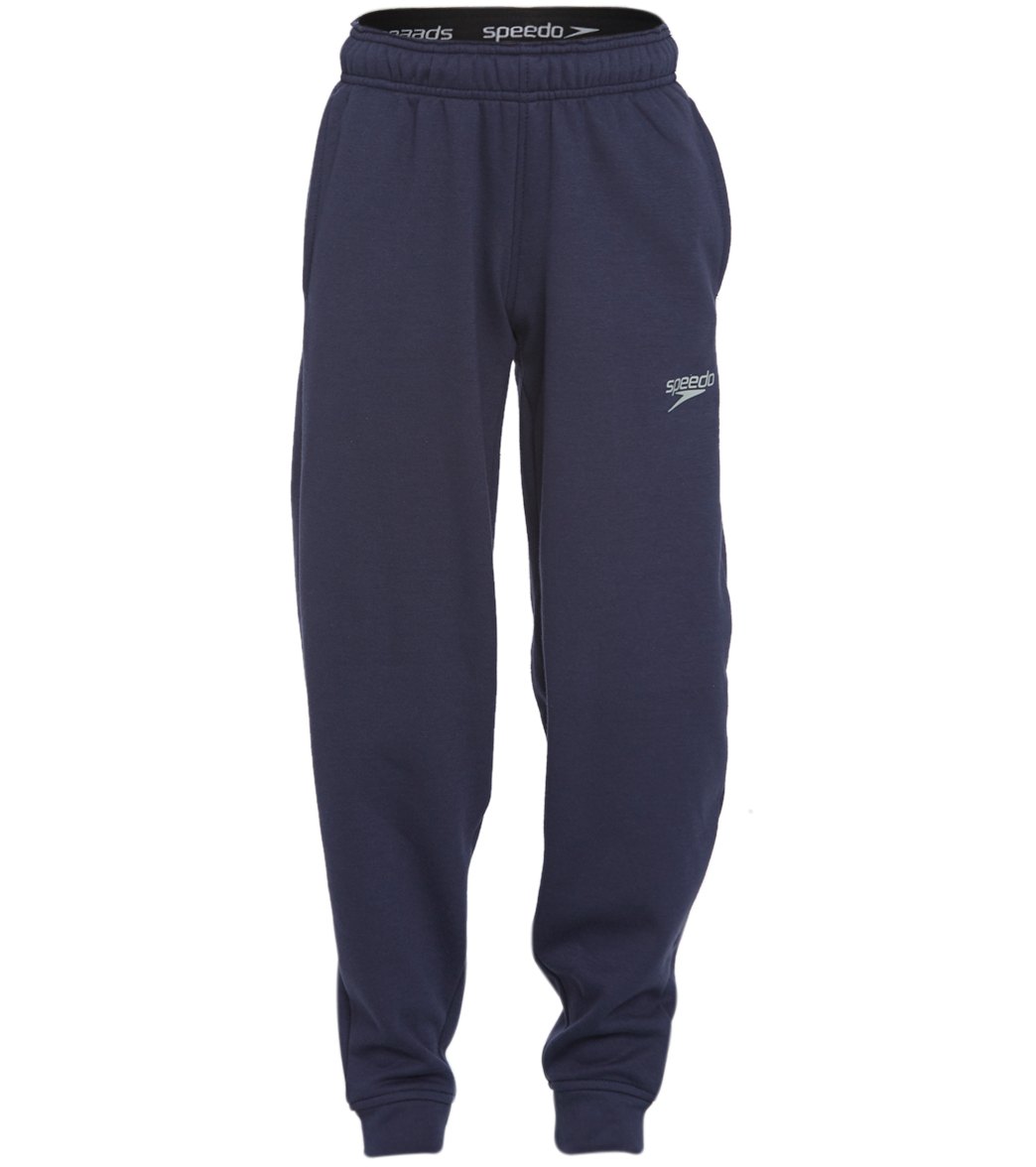 Speedo Youth Team Pants - Navy Medium Size Medium Cotton/Polyester - Swimoutlet.com