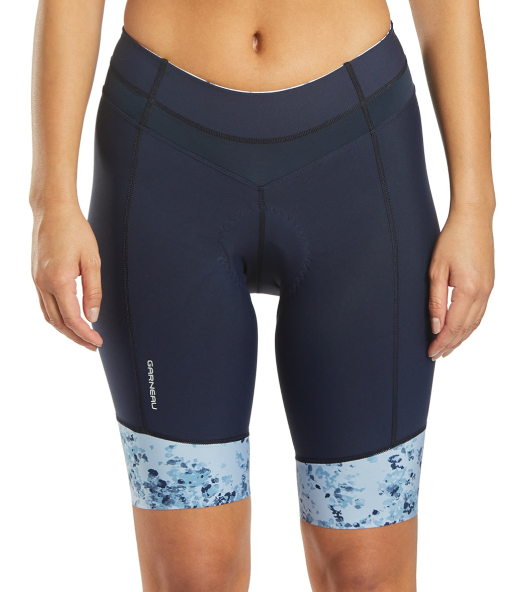 Louis Garneau Women's Neo Power Art Motion Cycling Shorts - Blue Xxl - Swimoutlet.com