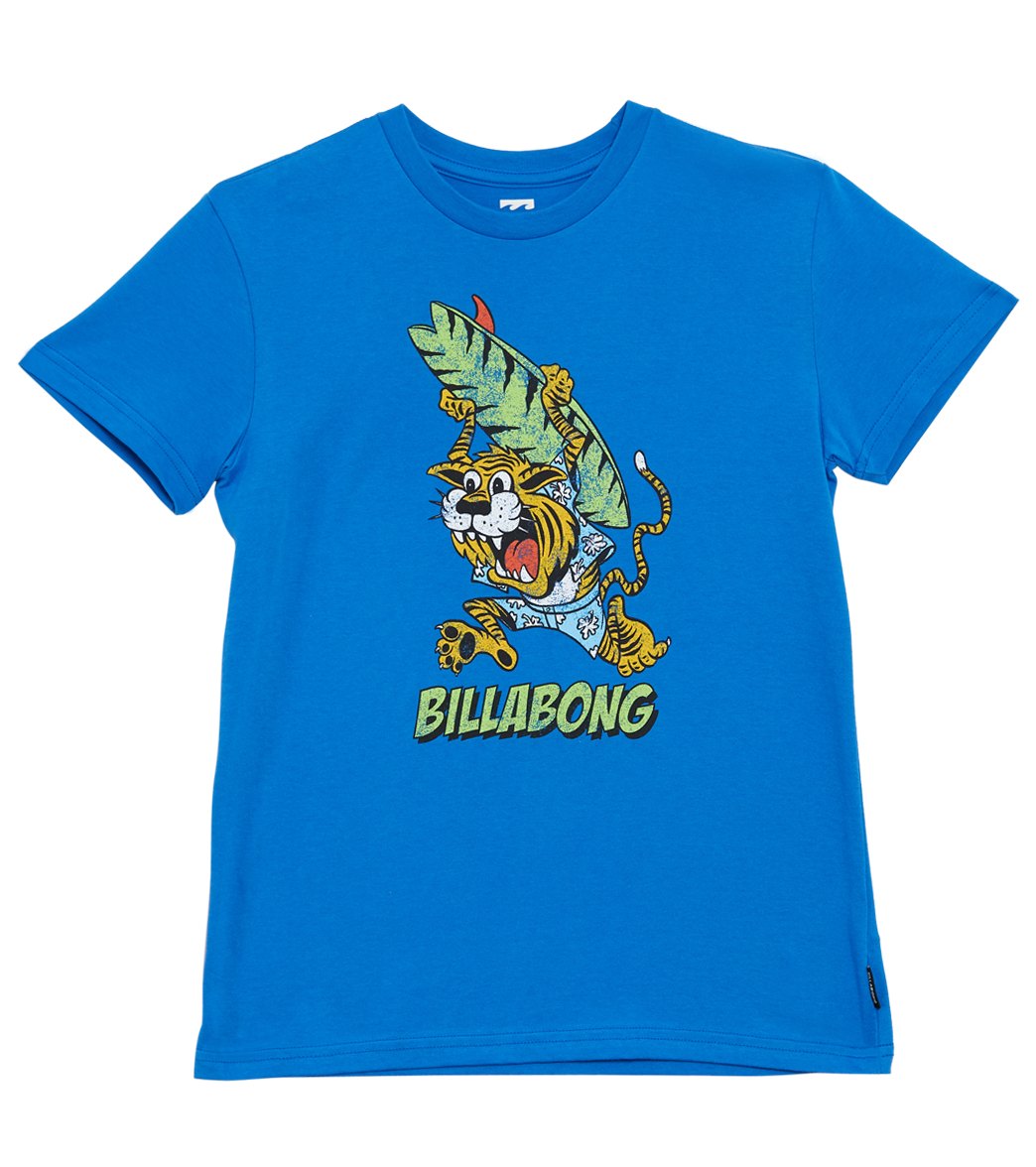 Billabong Boys' Tigey T-Shirt Big Kid - Royal Xl Cotton - Swimoutlet.com