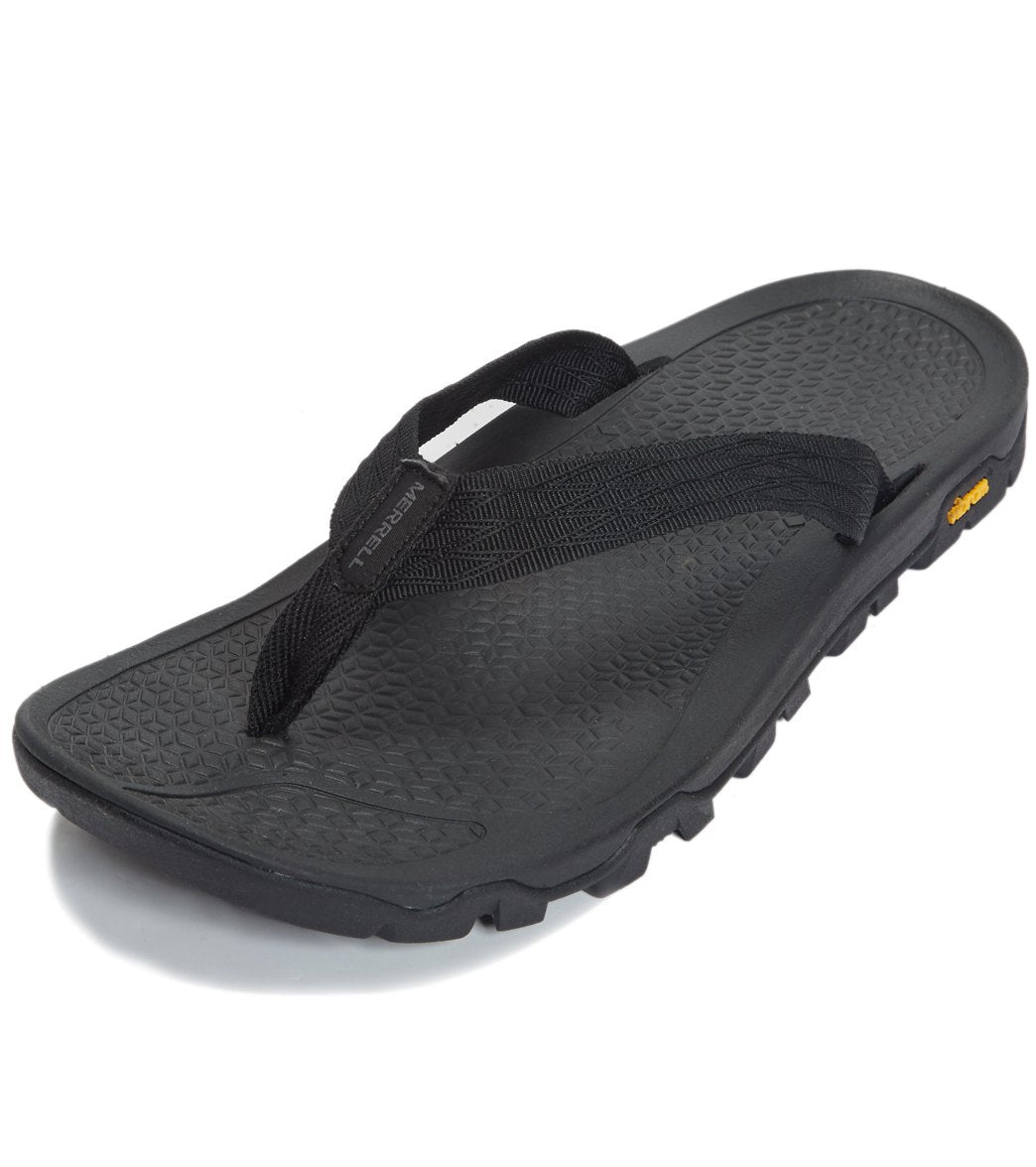 Merrell Men's Breakwater Flip Flop - Black 8 - Swimoutlet.com