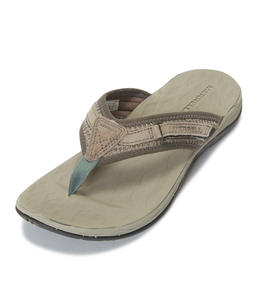 Merrell Women's Siren 2 Flip Flop - Taupe 8 - Swimoutlet.com