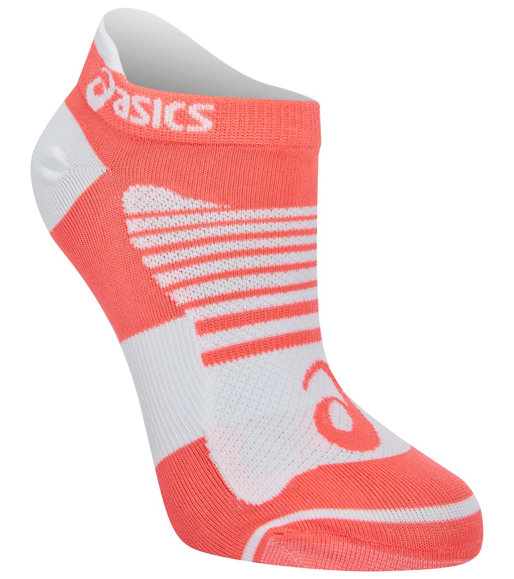 Asics Women's Quick Lyte Plus Socks 3 Pack - Mint Tint/Diva Pink/Gentry Purple Small Size Small - Swimoutlet.com