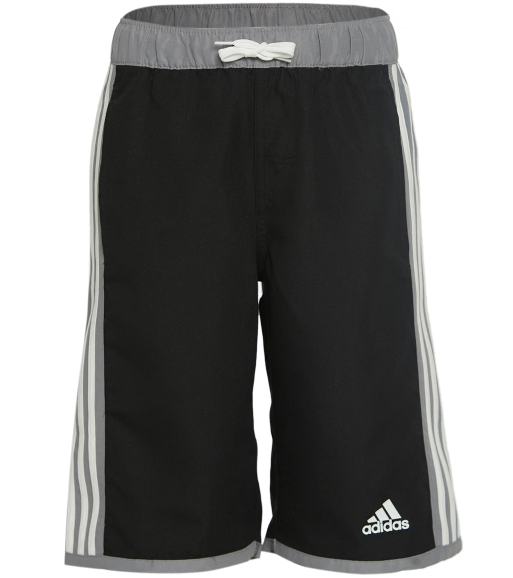 Adidas Boys' Iconic V4 Volley Short Big Kid - Black Small - Swimoutlet.com