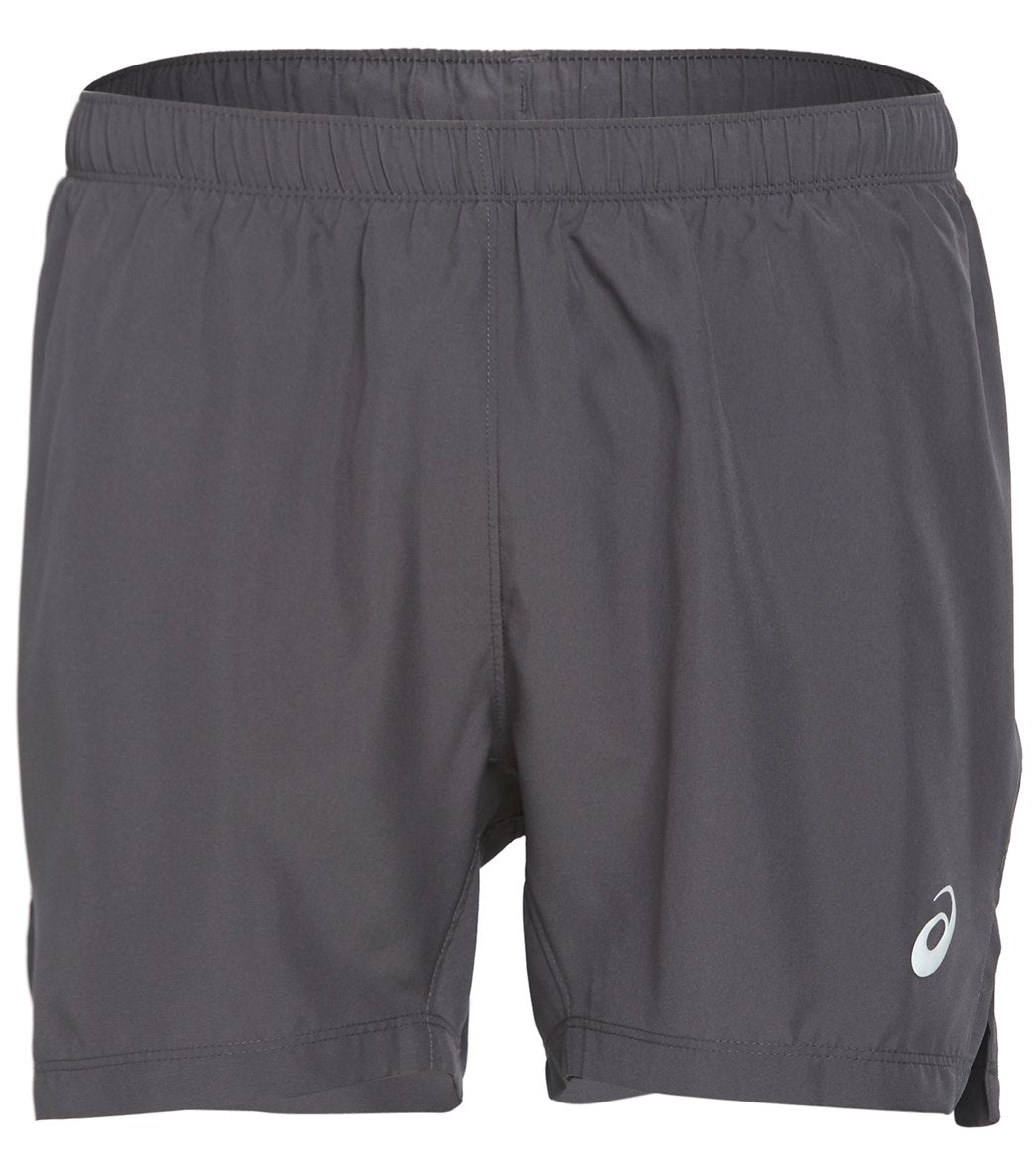 Asics Men's Silver 5 Short - Dark Grey Xl Size Xl Polyester - Swimoutlet.com