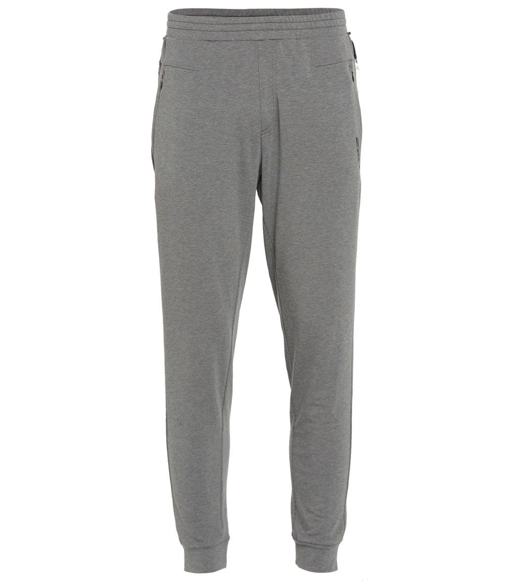 2Xu Men's Transit Trackpant - Grey Marle/Grey Marle Medium Cotton/Polyester - Swimoutlet.com