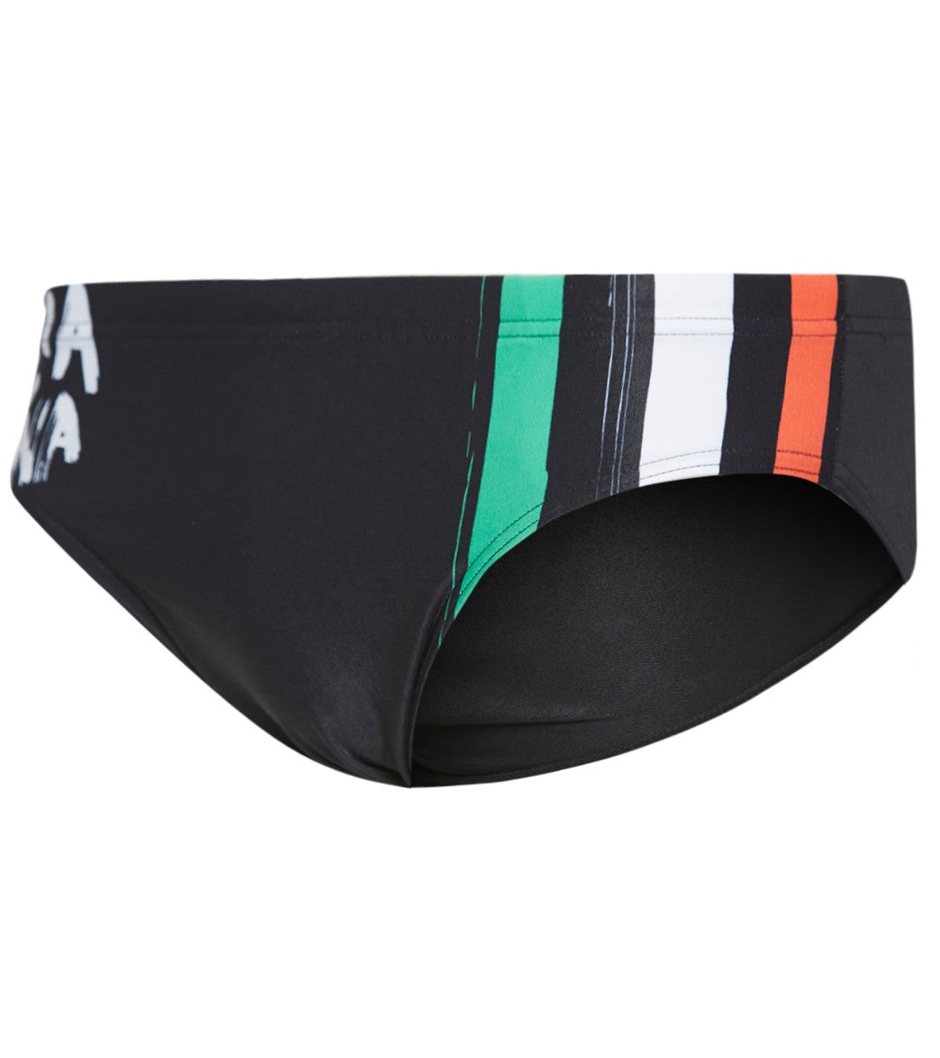 Arena Men's Country Flags Brief Swimsuit - Italy Flag 24 Polyester - Swimoutlet.com