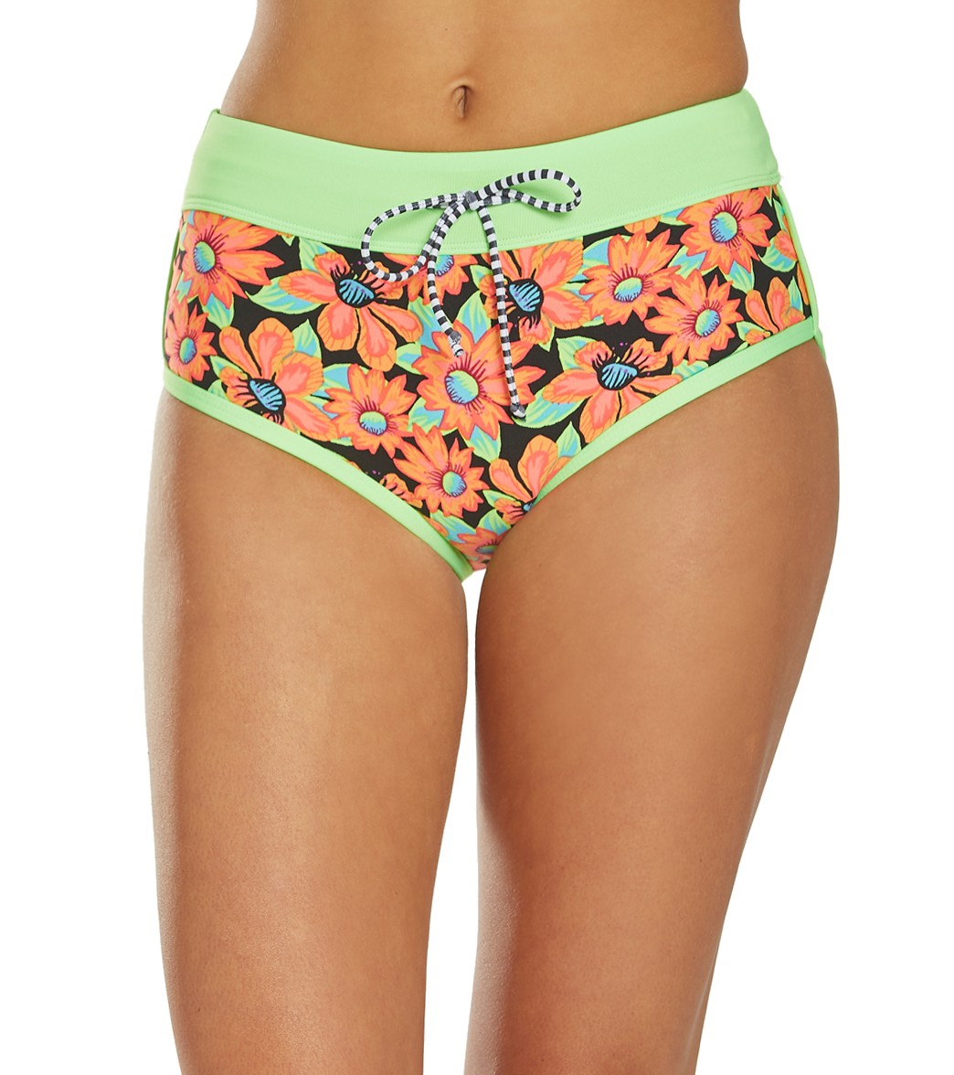 Dolfin Uglies Women's Revibe Electra Boy Short Bottom - Xs Size X-Small Polyester/Spandex - Swimoutlet.com