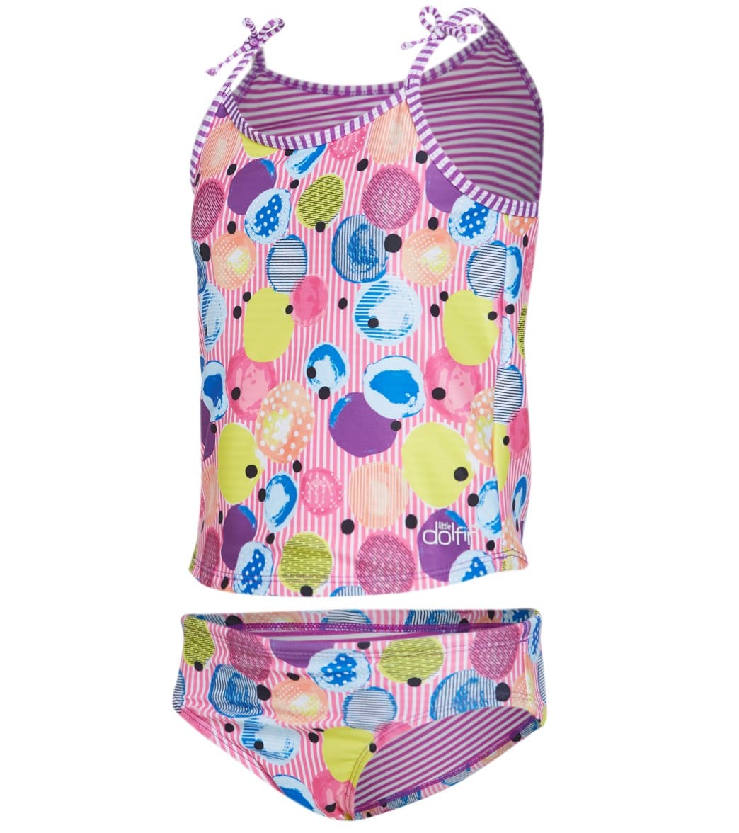 Dolfin Toddler Bubble Gum Tankini Set - 6 Polyester/Spandex - Swimoutlet.com