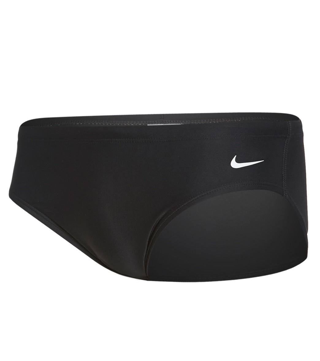 Nike Men's Tilt Brief Swimsuit - Black 28 Polyester - Swimoutlet.com